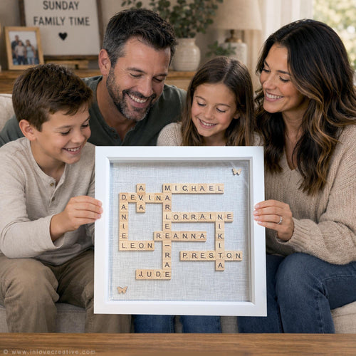 Baby Name Scrabble Frame