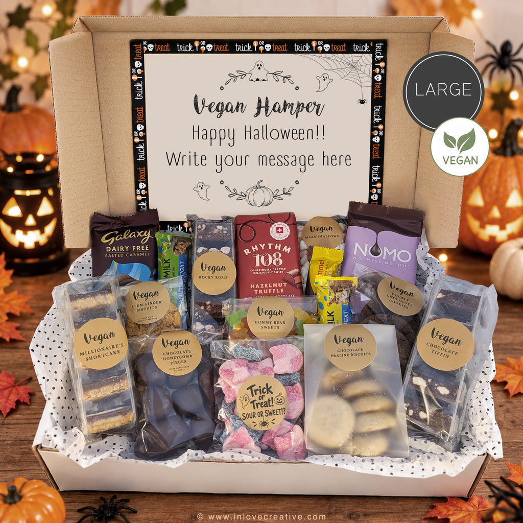 Halloween Personalised Vegan Hamper | Gluten-Free & Dairy-Free Halloween Gift