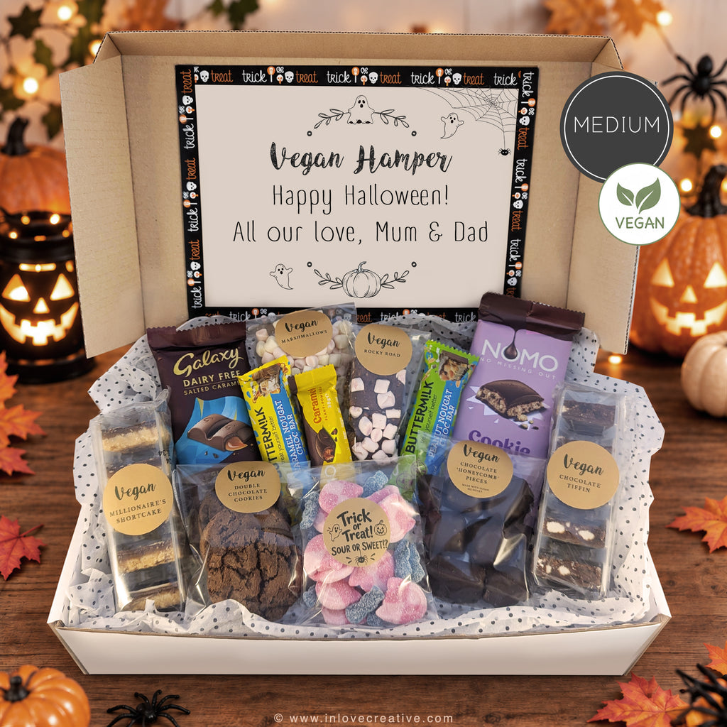 Halloween Personalised Vegan Hamper | Gluten-Free & Dairy-Free Halloween Gift