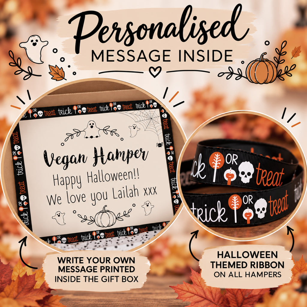 Halloween Personalised Vegan Hamper | Gluten-Free & Dairy-Free Halloween Gift