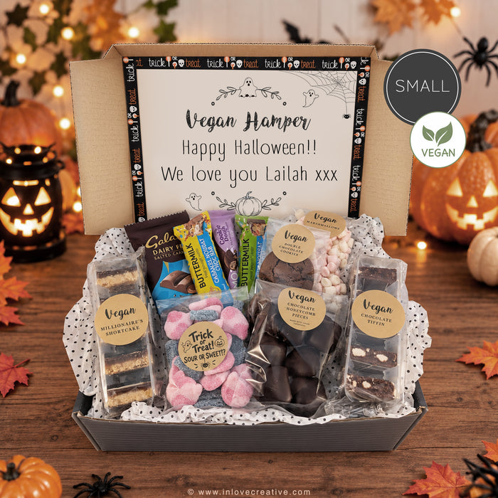Halloween Personalised Vegan Hamper | Gluten-Free & Dairy-Free Halloween Gift