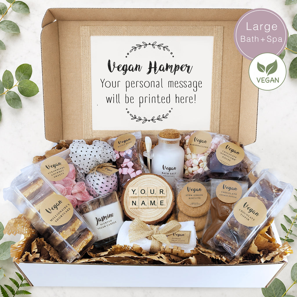 Personalised Vegan Gift Hamper | Dairy-Free & Gluten-Free