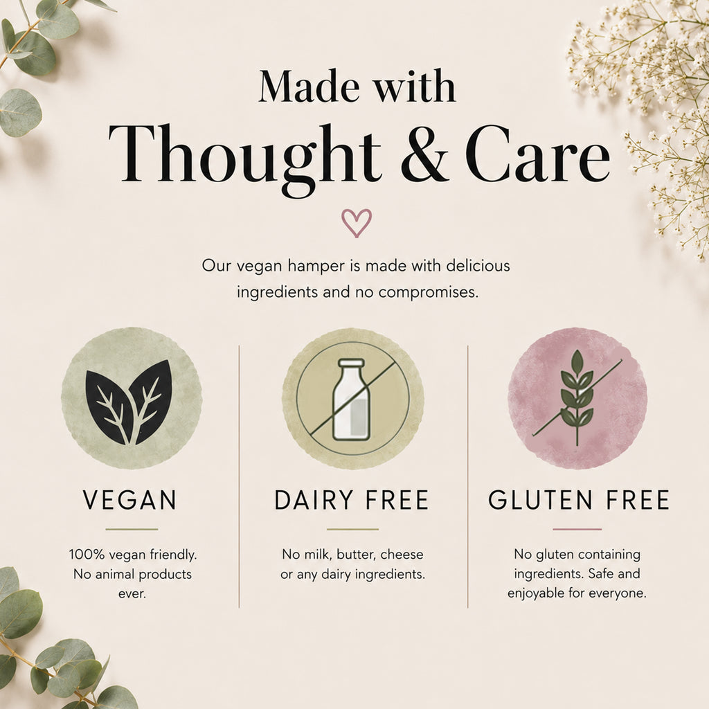 Personalised Vegan Gift Hamper | Dairy-Free & Gluten-Free