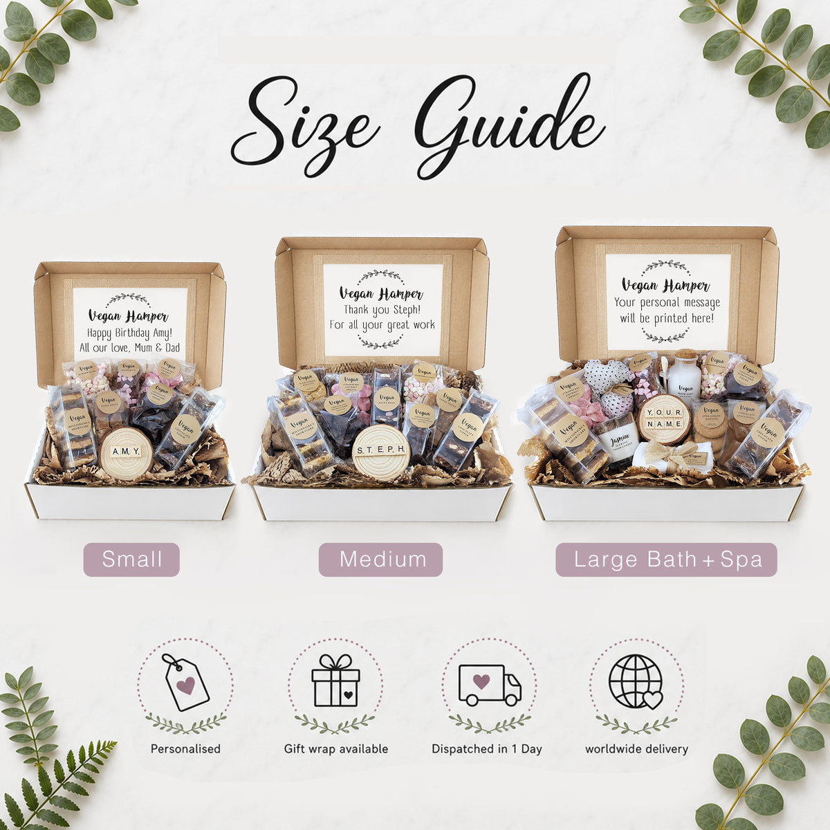 Personalised Vegan Gift Hamper | Dairy-Free & Gluten-Free