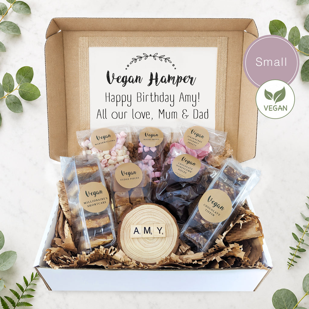 Personalised Vegan Gift Hamper | Dairy-Free & Gluten-Free