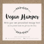 Personalised Vegan Gift Hamper | Dairy-free, Gluten-free, Nut-free options